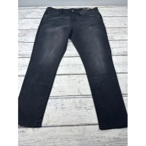 ED HARDY‎ EMBROIDERED SKULL SKINNY JEANS Men's Size 40 Black Wash NEW WITH TAGS